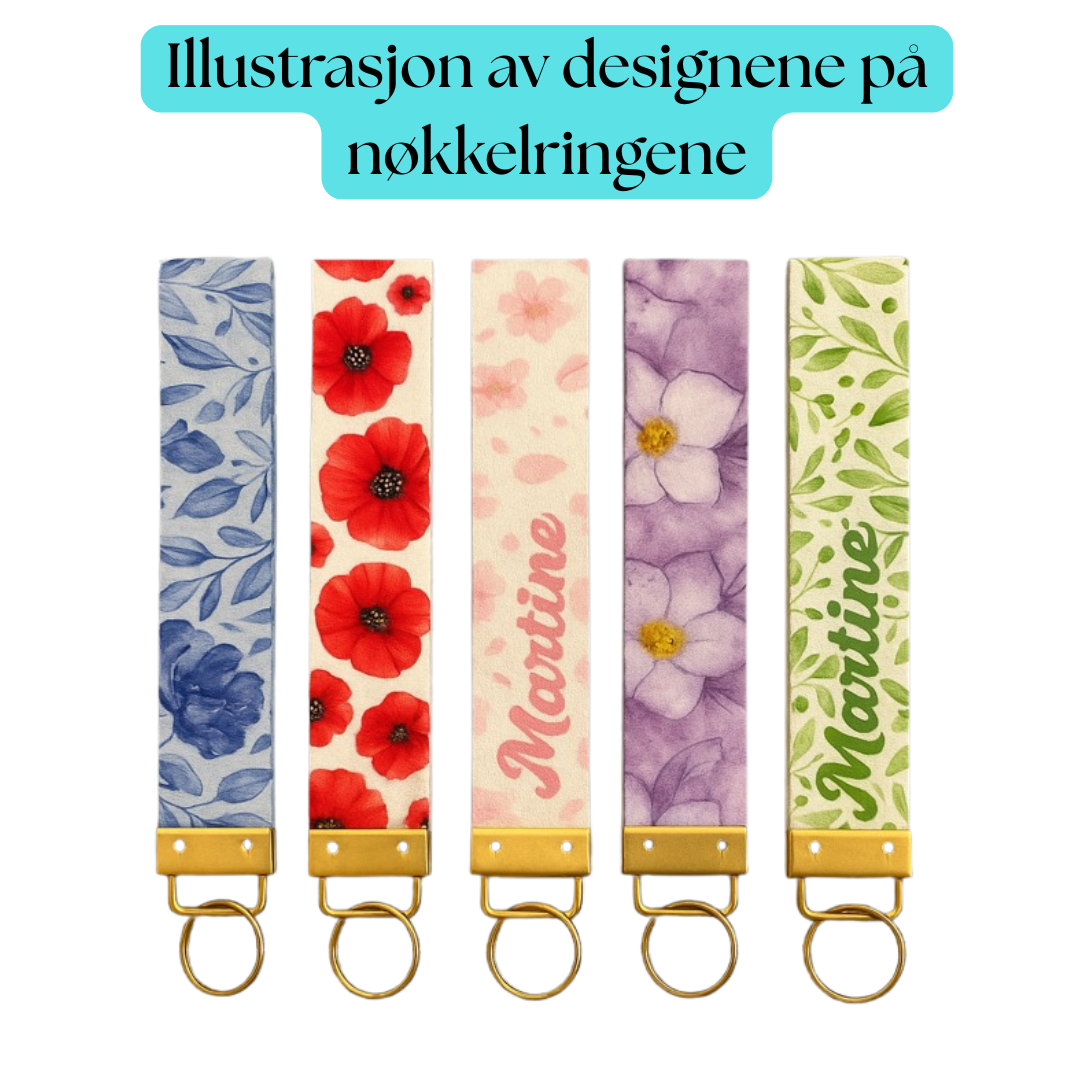 Wristlet nøkkelring
