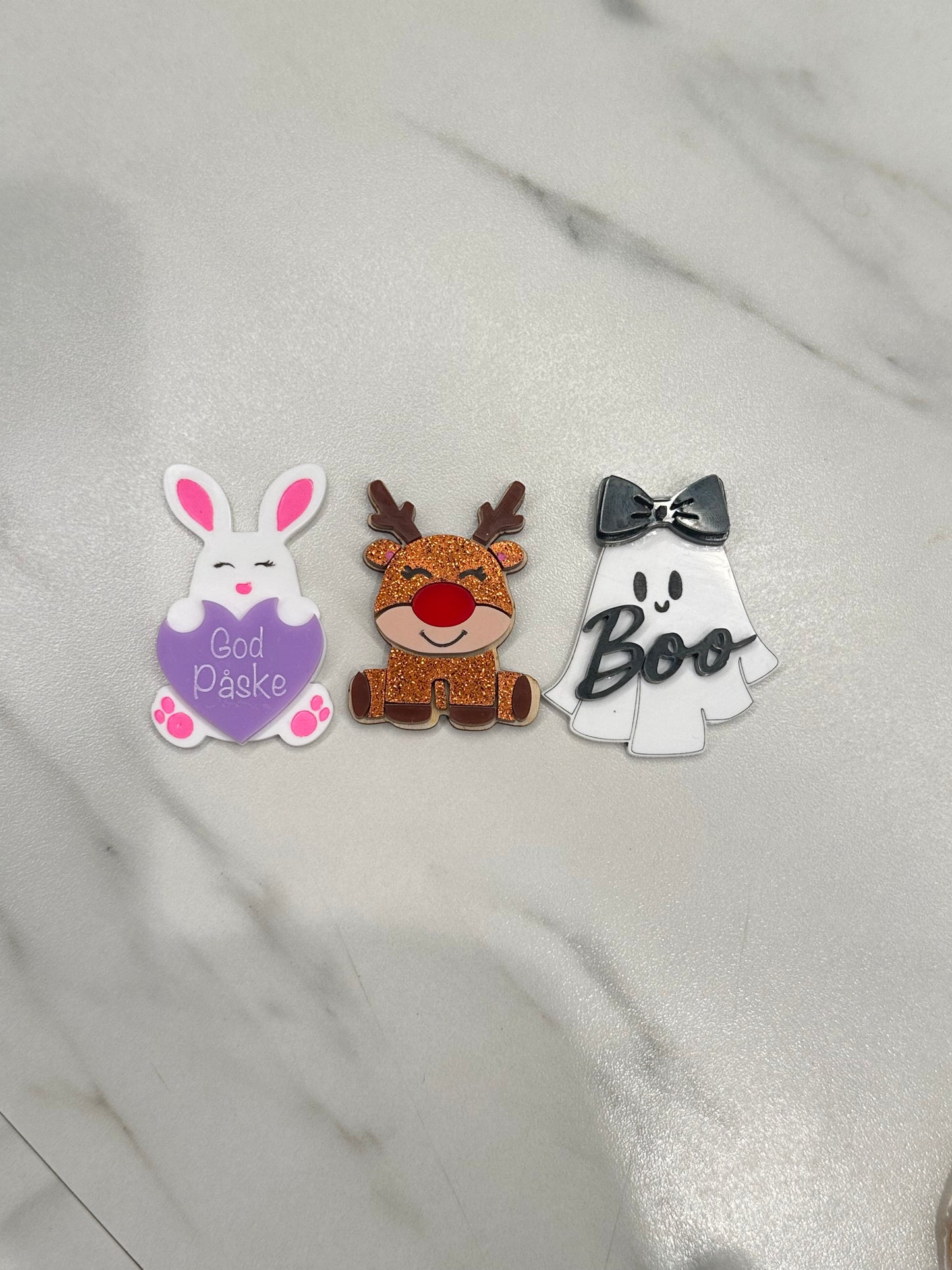 Sesongfigurer til ID holder- gavsett