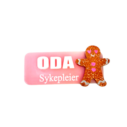 Pepperkake navneskilt