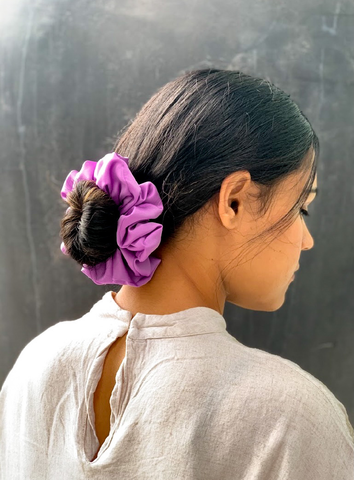 Lavendel scrunchie