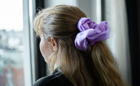 XL lavendel scrunchie